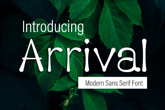 Arrival: A Bold Sans Serif Font for Modern Web Design