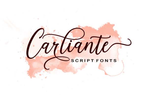 Carliante: A Modern Script Font with Flowing Elegance