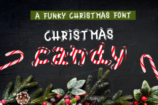 Christmas Candy: A Festive Font for Editorial Mood