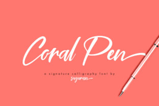 Coral Pen Script Font: Branding with Fun Elegance