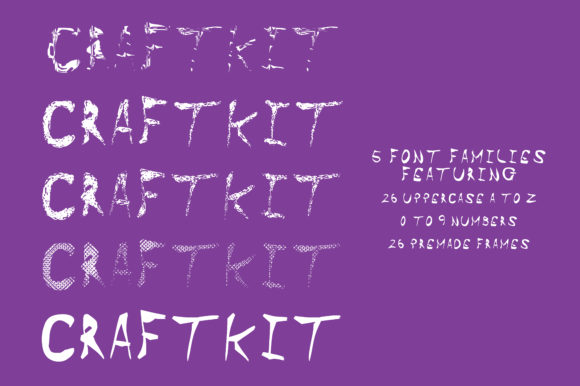 Craft Kit: A Font for Marketing and Creative Communication