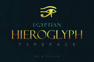 Egyptian Hieroglyph: A Creative Font for Modern Branding