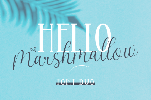 Hello Marsmallow Duo: A Sweet & Cool Script Handwritten Font for Brands