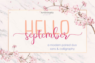 Hello September Script Handwritten Font