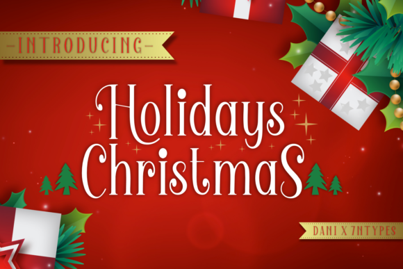 Holidays Christmas Font for Holiday Branding