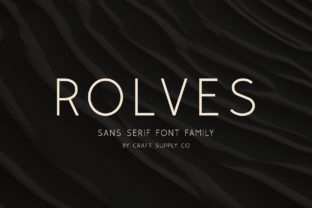 How Rolves, a Modern Sans Serif Font, Elevates Everyday Brand Designs