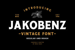 Jakobenz: A Vintage Serif Font for Timeless Branding