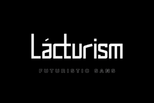 Lacturism: The Minimalist Sans Serif Font for Modern Branding