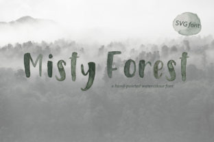 Misty Forest: A Bold Color Font for Editorial Storytelling
