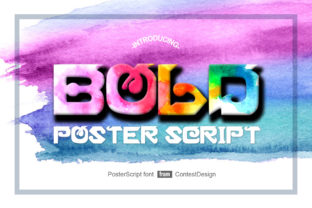 Poster Script: A Bold Font for Editorial Storytelling