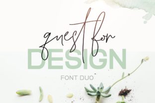 Quest for Design Family: A Versatile Font Pair for Editorial Excellence