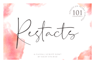 Restacts Family: An Elegant Script Font for Branding