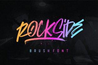 Rockside: A Bold Handwritten Font for Small Business Branding