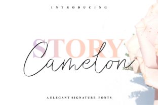 Story Camelon: A Premium Handwritten Script Font for Digital Brands