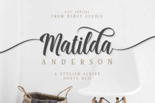The Matilda Anderson Duo Font: An Elegant Editorial Asset