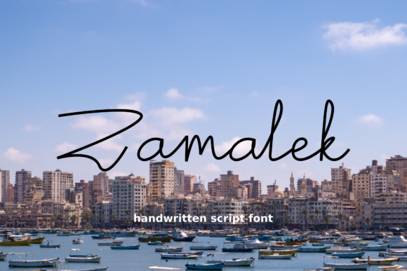 The Zamalek Font: A Handwritten Gem for Authentic Design