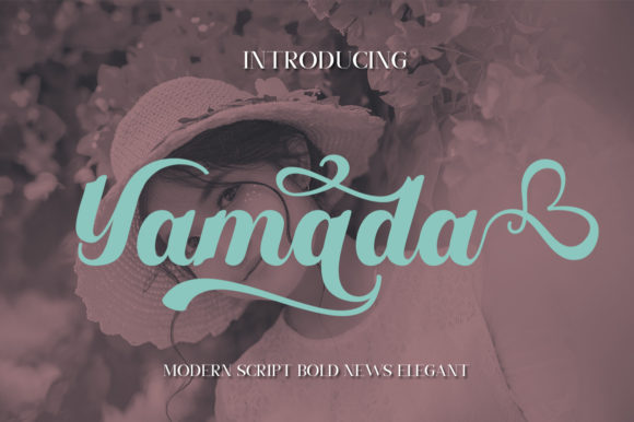 Yamada: A Distinctive Handwritten Script Font for Editorial Excellence